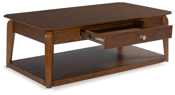 Trenmour - Medium Brown - Rectangular Cocktail Table - Image 2
