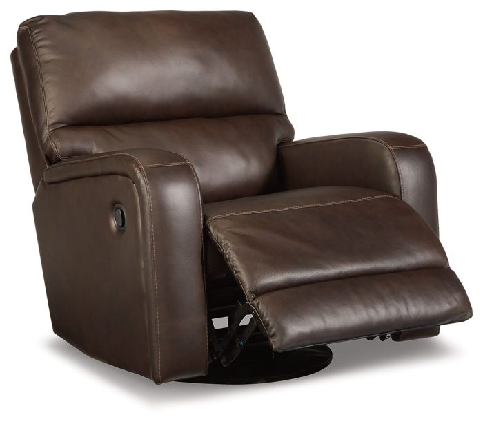 Emberla - Coffee - Swivel Glider Recliner - Image 4