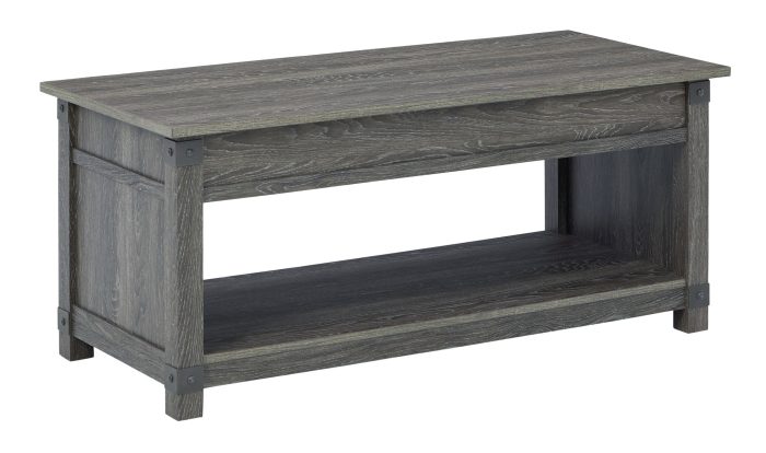Freedan - Grayish Brown - 3 Pc. - Coffee Table, 2 End Tables - Image 4
