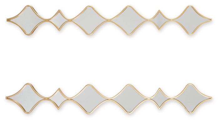Harriswood - Gold Finish - Accent Mirror Set (Set of 2) - Image 2