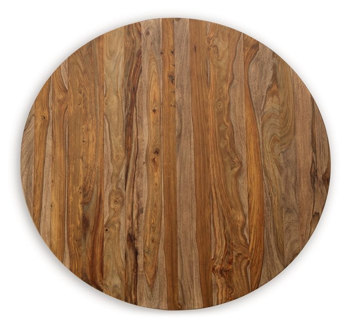 Dressonni - Brown - Round Dining Room Table - Image 2