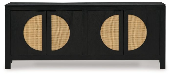 Cliffiings - Black / Natural - Accent Cabinet - Image 3