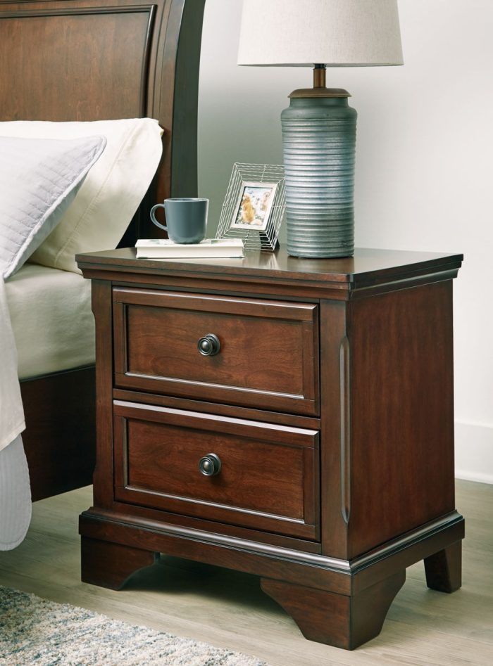 Trellington - Brown - Two Drawer Night Stand - Image 4