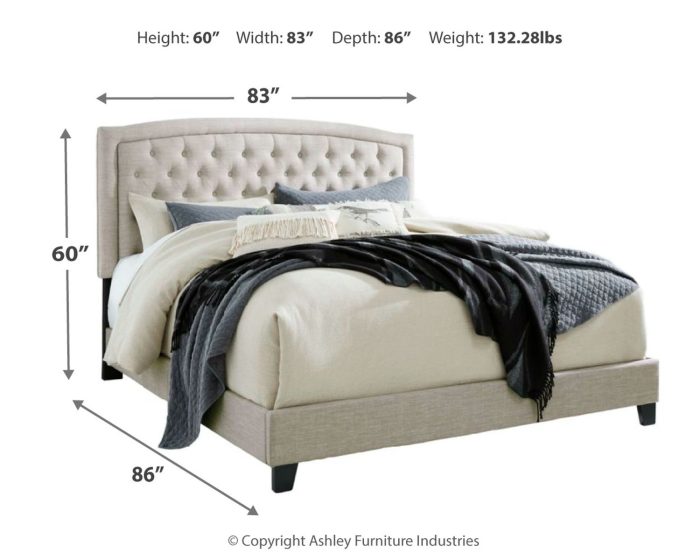 Jerary - Arched Upholstered Bed - Image 2