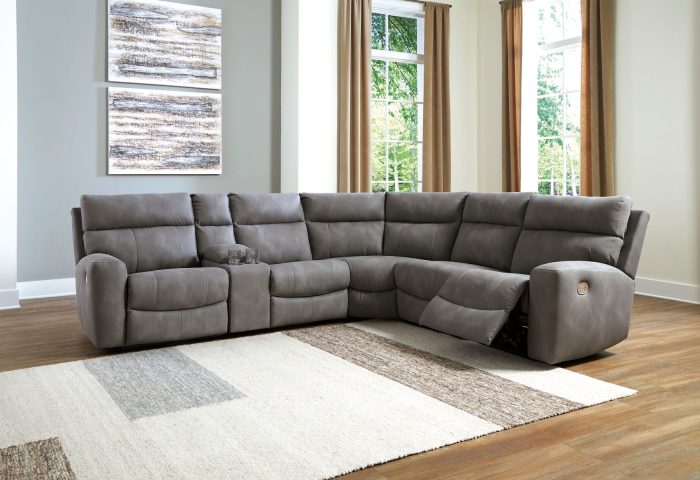 Next-gen Durapella - Power Reclinering Sectional Set - Image 5