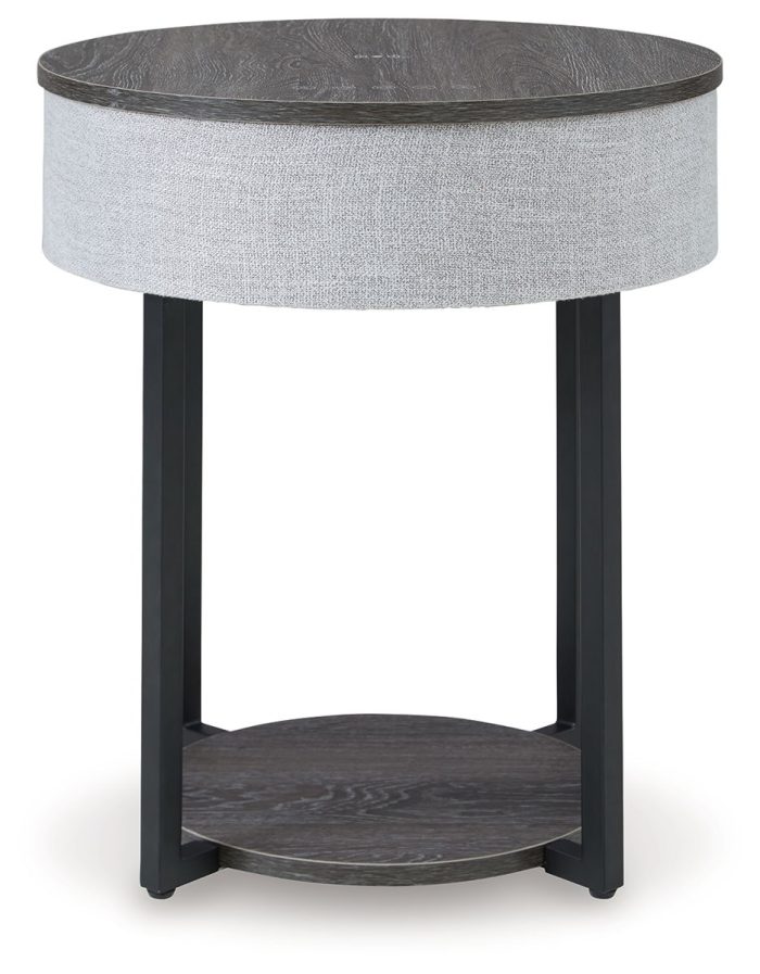 Sethlen - Gray / Black - Accent Table - Image 2
