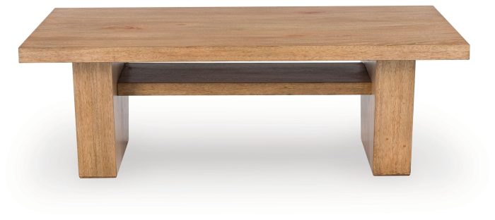 Kristiland - Light Brown - Rectangular Cocktail Table - Image 2