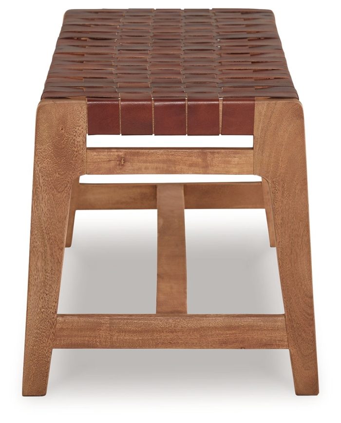 Lemmund - Natural / Brown - Accent Bench - Image 3