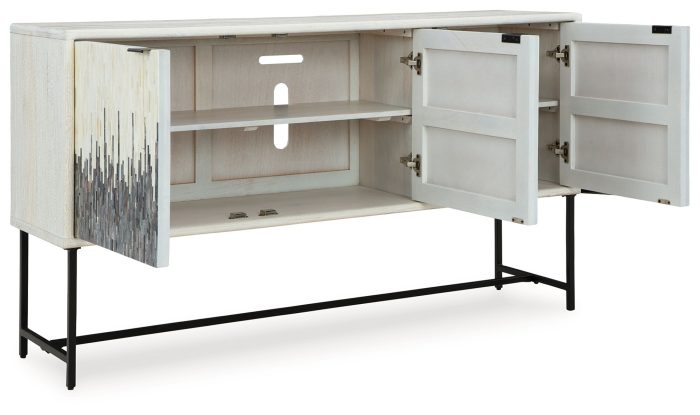 Freyton - White / Gray - Accent Cabinet - Image 3