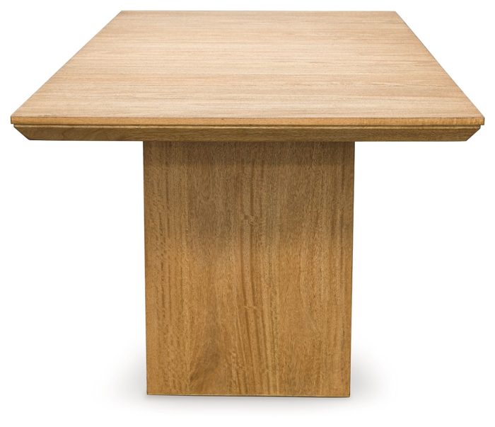 Sherbana - Light Brown - Rectangular Dining Room Extension Table - Image 3