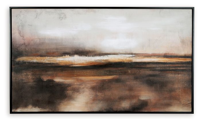 Drewland - Black / Brown / Orange - Wall Art - Image 4