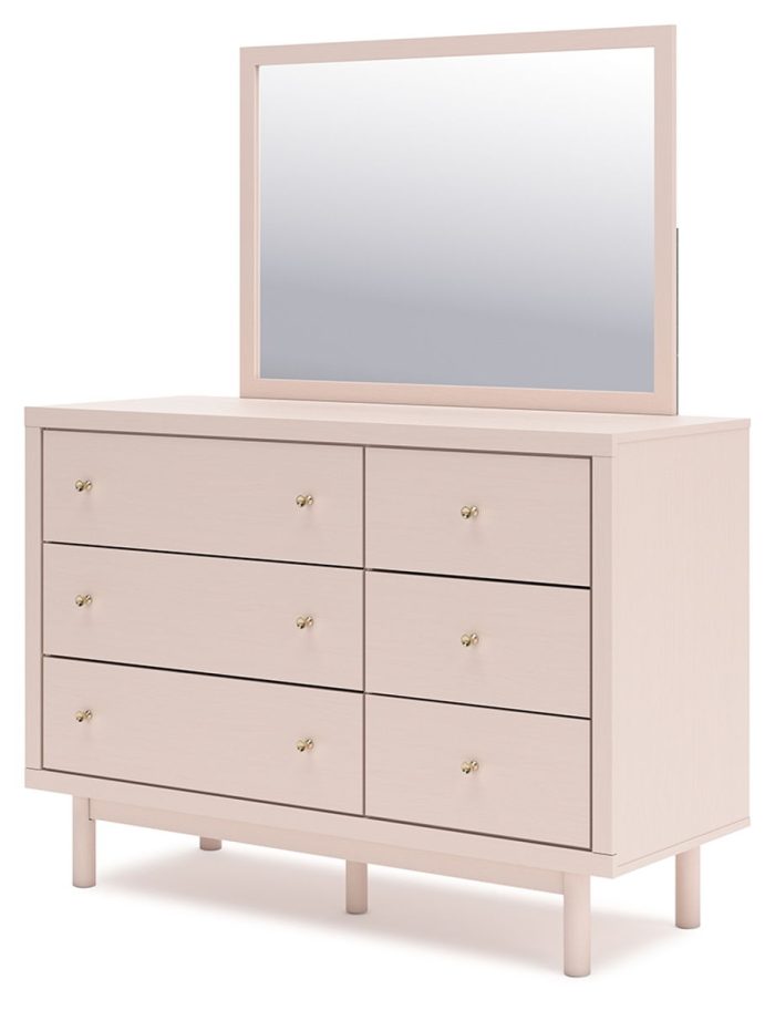 Wistenpine - Blush - Dresser And Mirror - Image 4