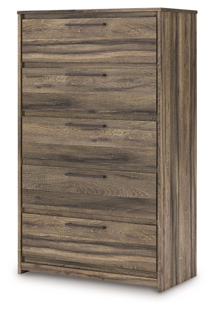 Elbrim - Brown - Five Drawer Chest - Image 3
