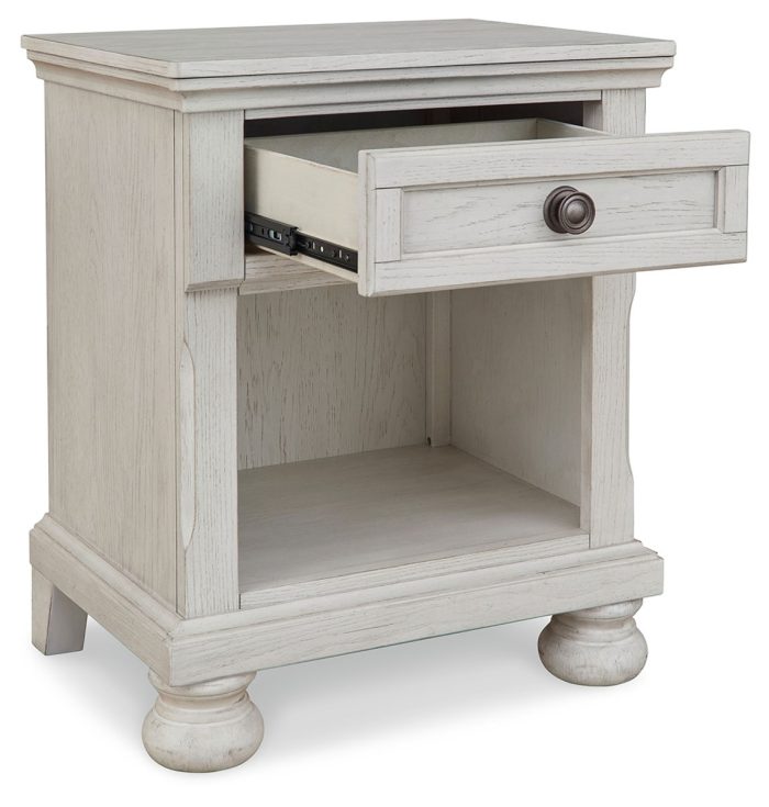 Robbinsdale - Antique White - One Drawer Night Stand - Image 3