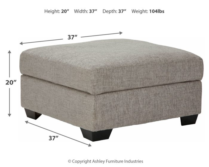 Megginson - Storm - Ottoman With Storage - Image 3