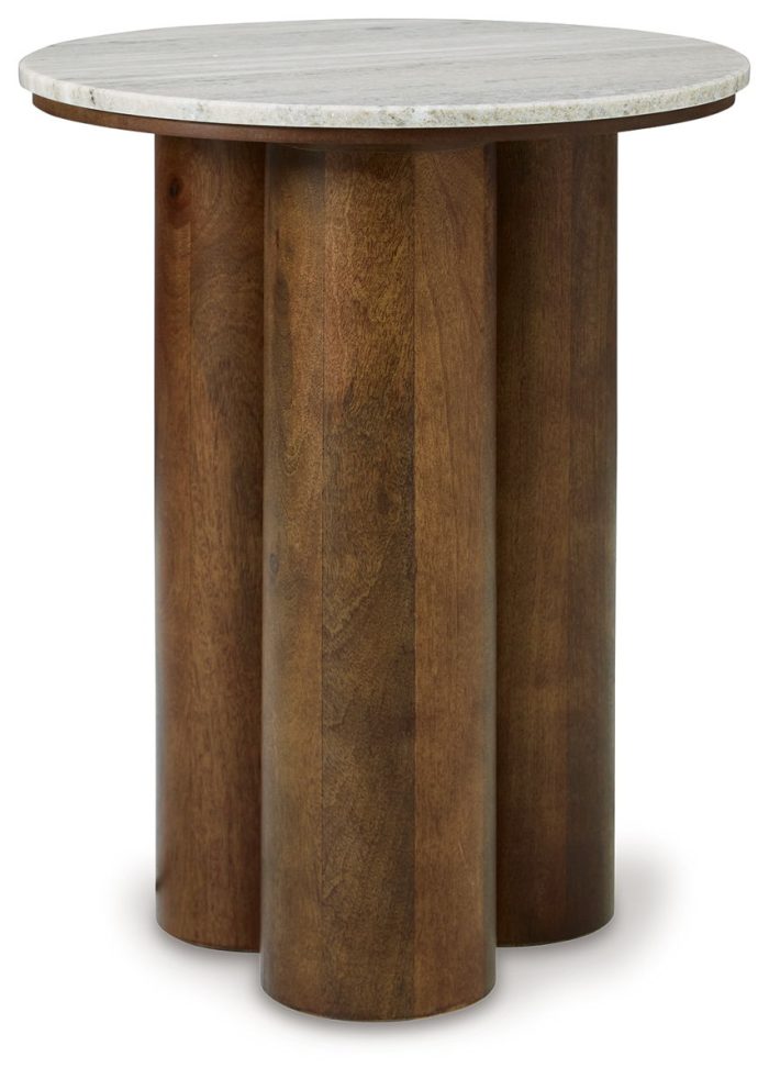 Henfield - Beige / Brown - Accent Table - Image 2