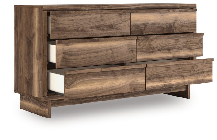 Chirason - Brown - Six Drawer Dresser - Image 3