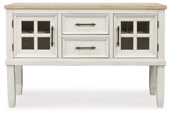 Shaybrock - Antique White / Brown - Dining Room Server - Image 2