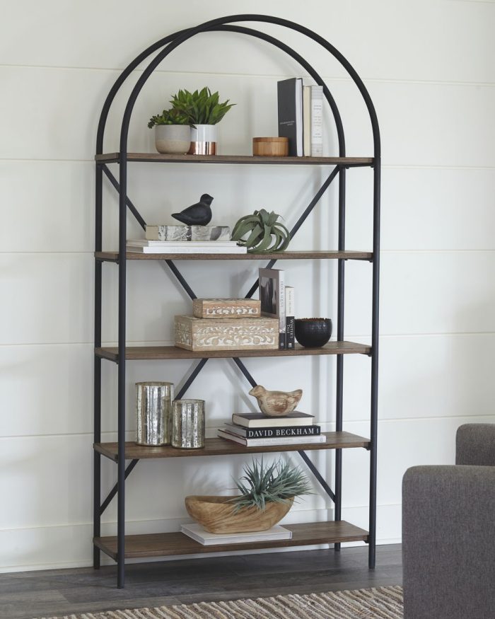 Galtbury - Brown / Black - Bookcase - Image 4