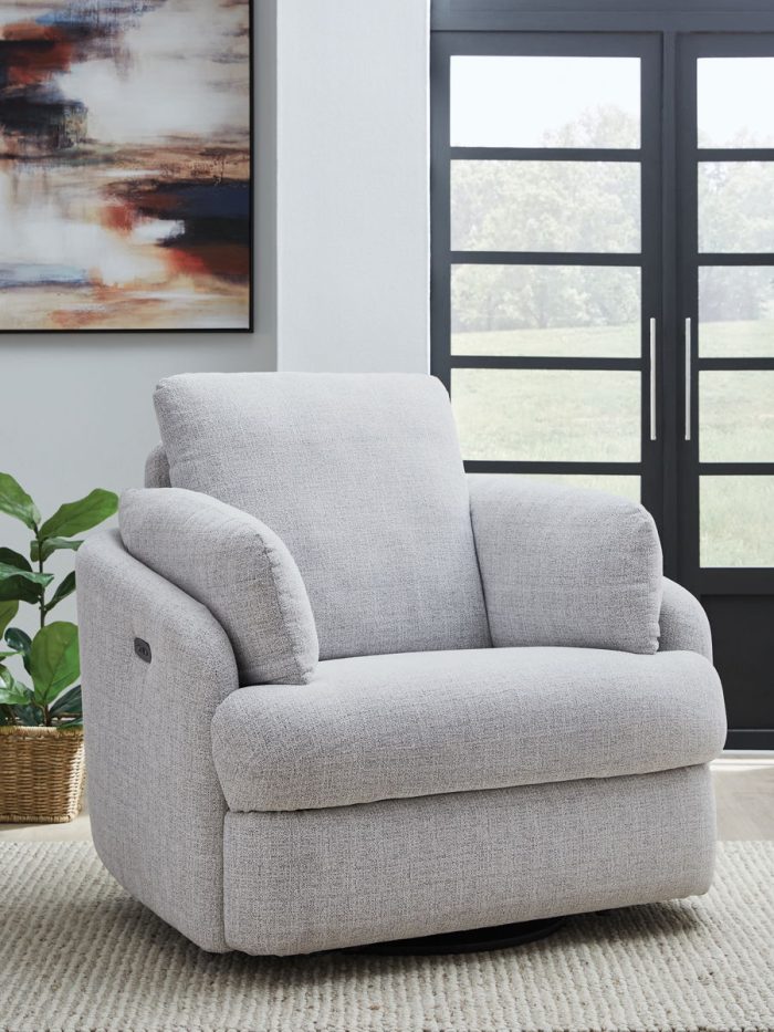 Alainmont Next-Gen Nuvella - Swivel Power Recliner - Image 7