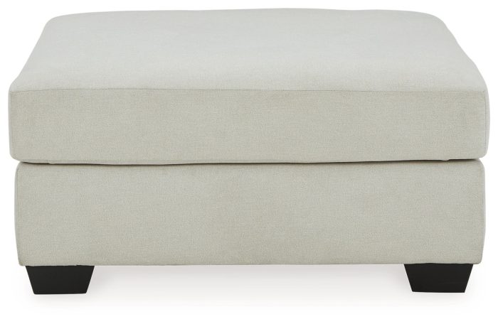 Lowder - Stone - Oversized Accent Ottoman - Image 3