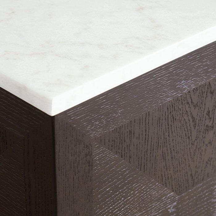 Henridge - Black / White - Accent Table - Image 4