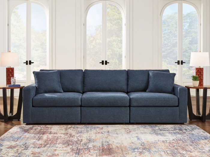 Modmax - Ink - 3-Piece Sectional Sofa - Fabric - Image 4