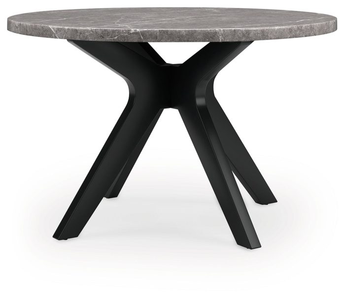 Glinari - Taupe / Black - 5 Pc. - Dining Room Table, 4 Side Chairs - Image 4