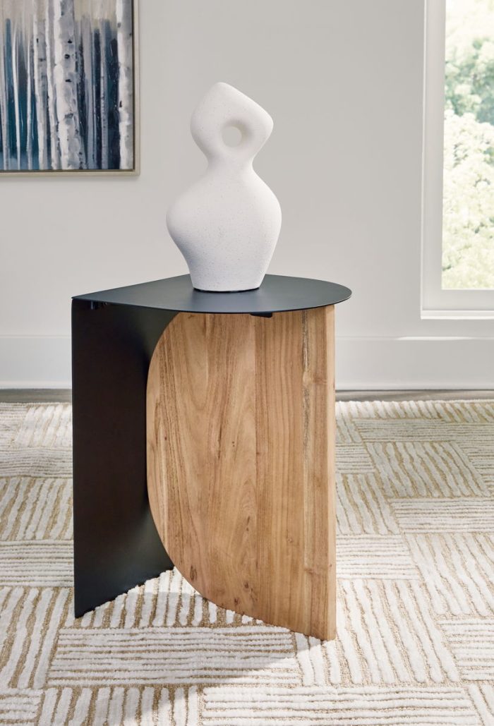 Ladgate - Black / Natural - Accent Table - Image 4