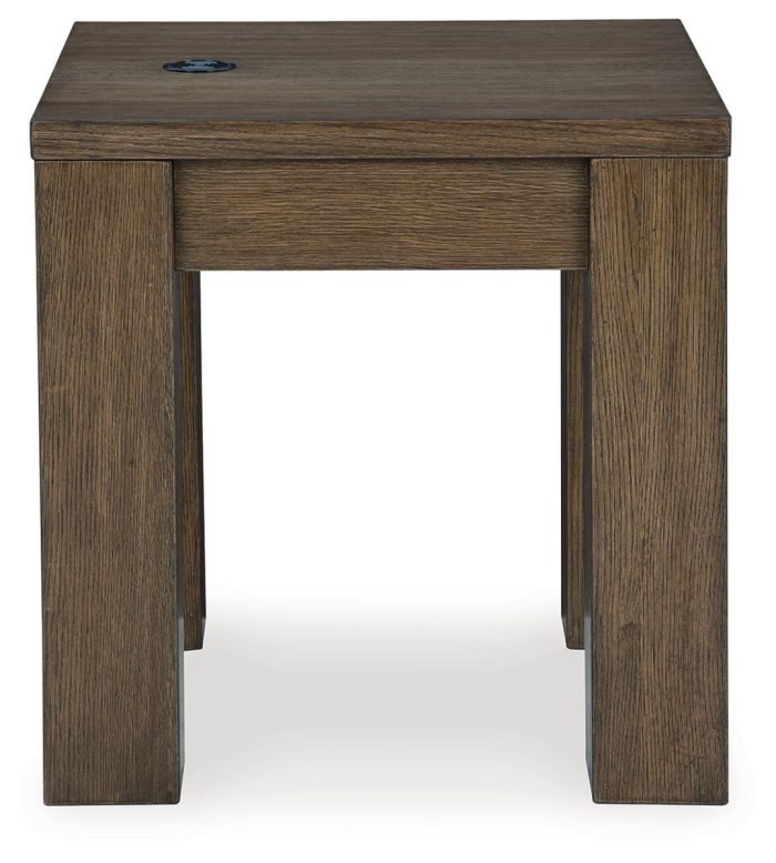 Rosswain - Warm Brown - Square End Table - Image 4