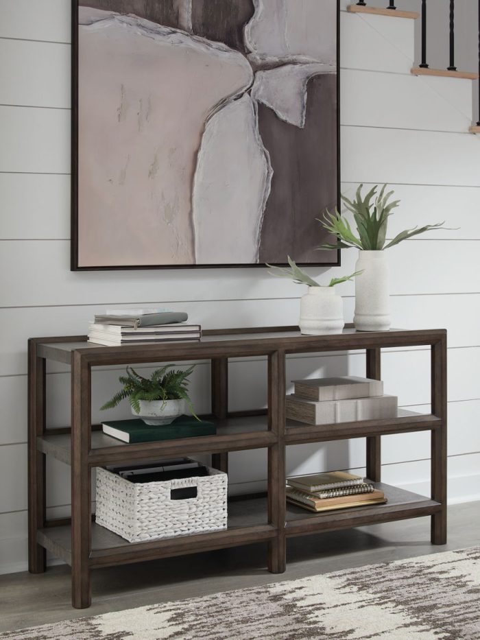 Kallenny - Brown / Gray - Sofa Table - Image 3
