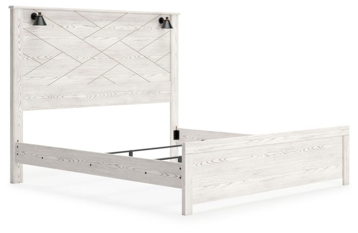 Gerridan - Panel Bed With Sconces - Image 4