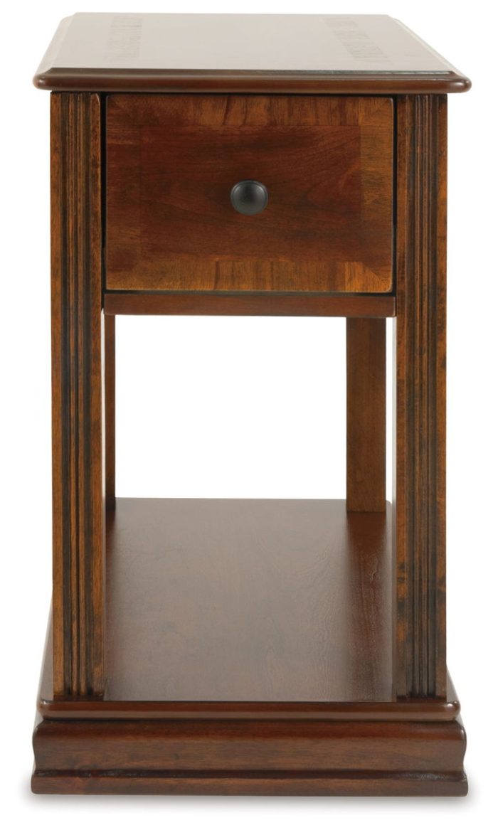 Breegin - Brown - Chair Side End Table - Removable Tray - Image 2
