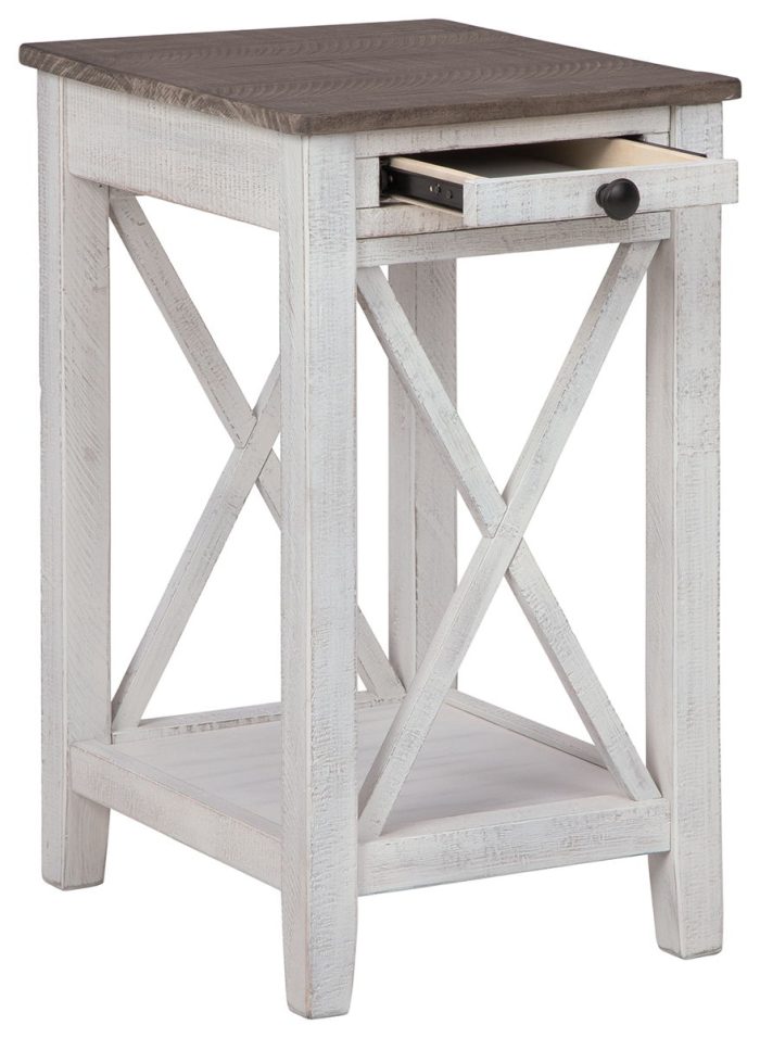 Adalane - White / Gray - Accent Table - Image 3