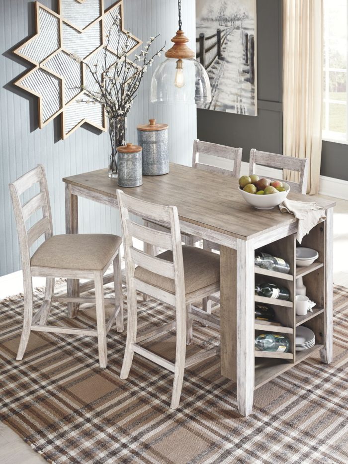 Skempton - Rectangular Counter Table With Storage Set - Image 9
