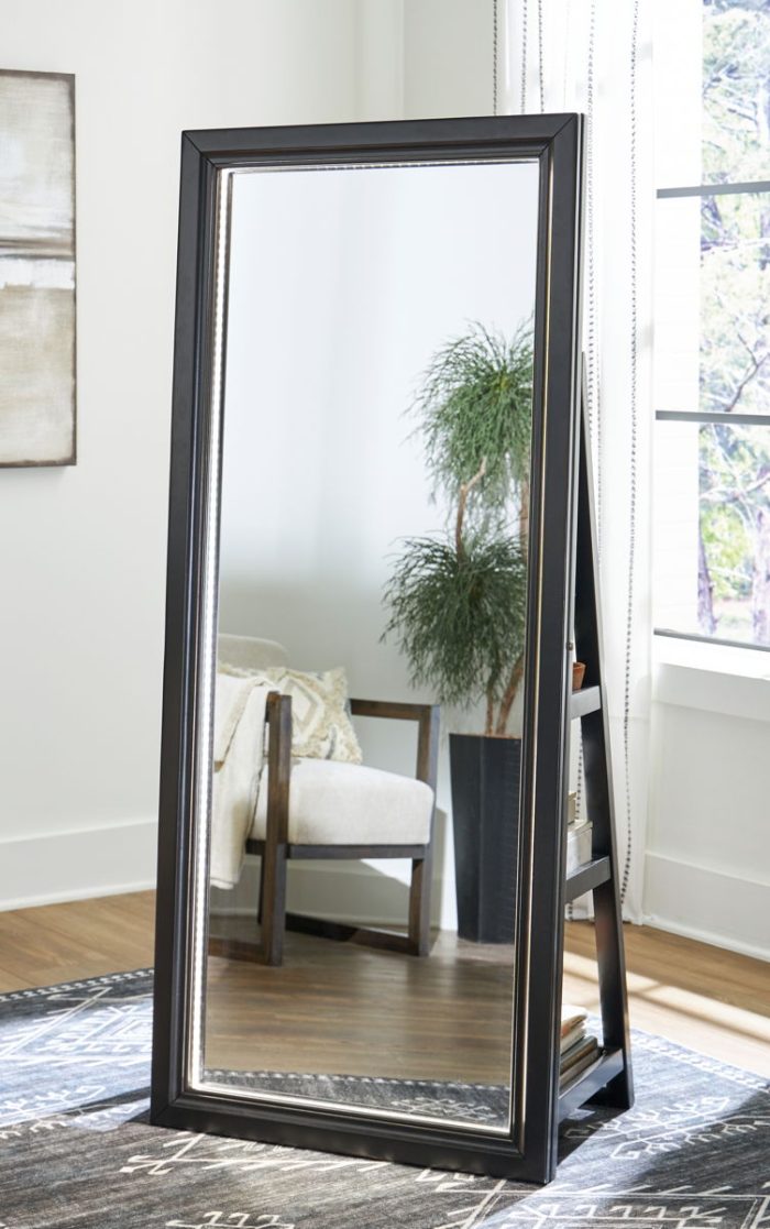Evesen - Floor Standing Mirror/Storage - Image 7
