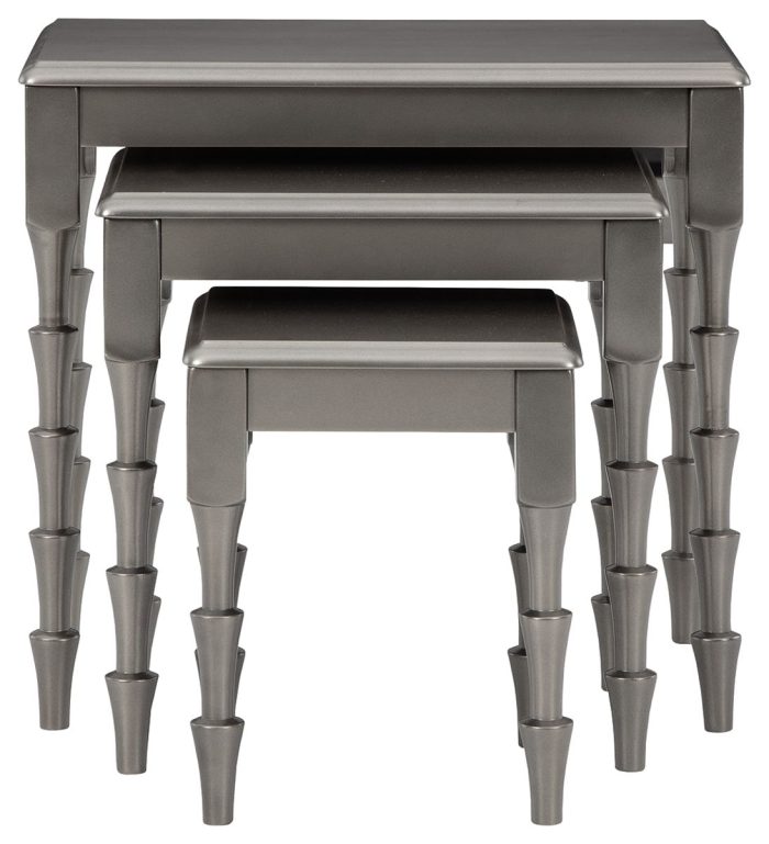 Larkendale - Metallic Gray - Accent Table Set (Set of 3) - Image 3