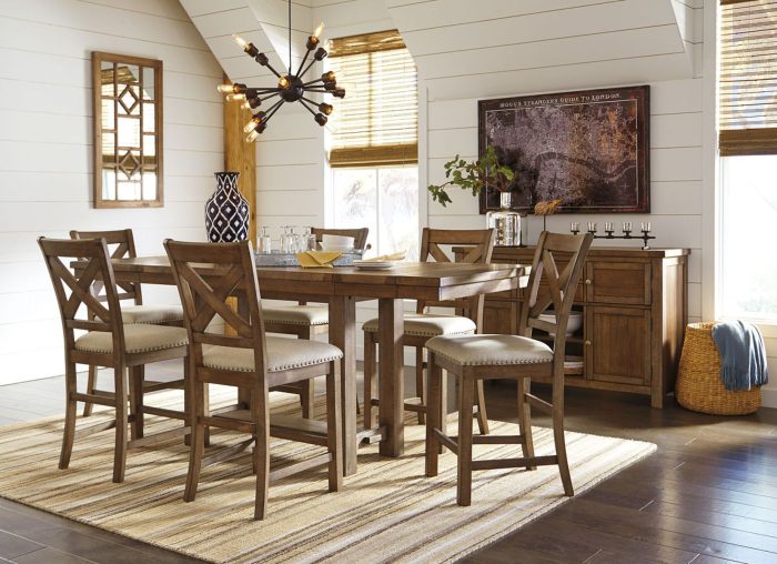 Moriville - Rectangular Dining Table Set - Counter Height - Image 7