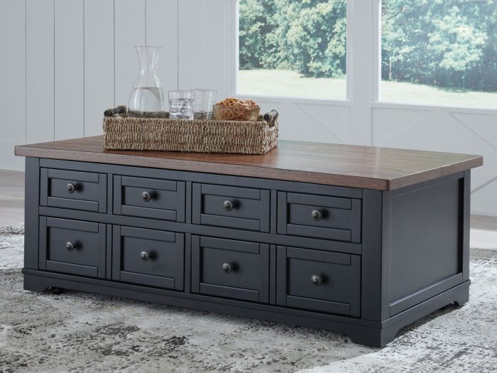 Wildenauer - Brown / Black - Lift Top Cocktail Table - Image 4