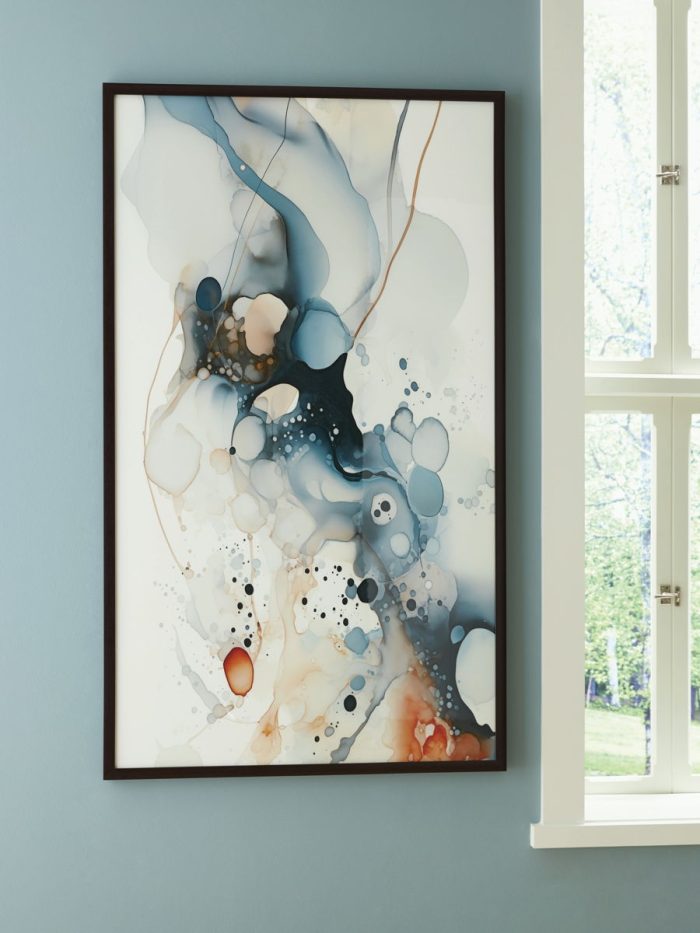 Foxenburg - Blue / Amber / White - Wall Art - Image 4