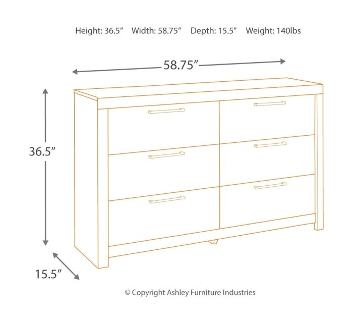 Derekson - Dresser, Mirror - Image 5