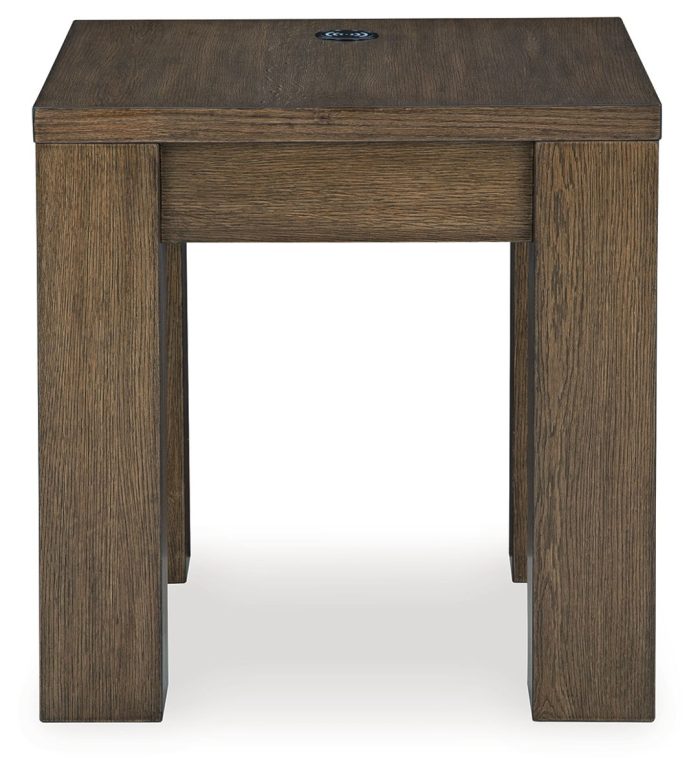 Rosswain - Warm Brown - Square End Table - Image 3