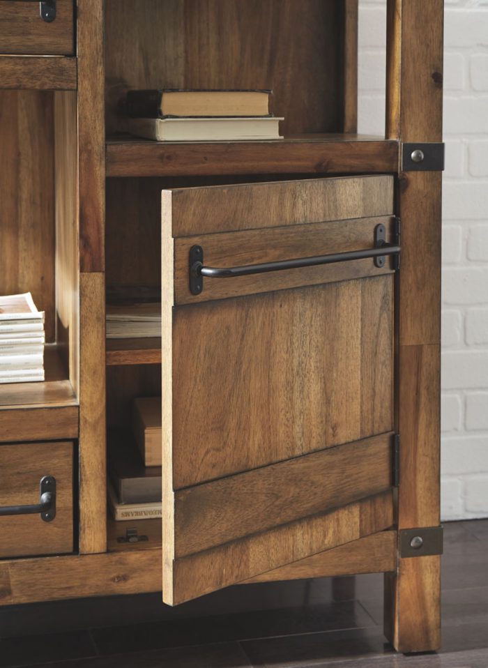 Roybeck - Light Brown / Bronze - Accent Cabinet - Image 3