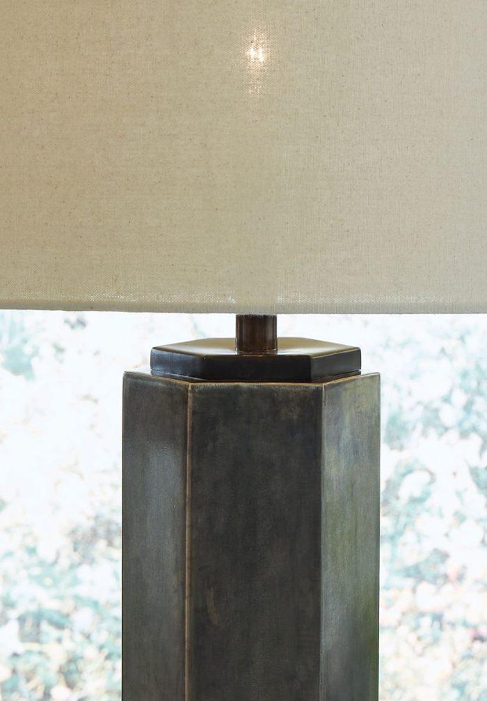 Dirkton - Antique Pewter Finish - Metal Table Lamp - Image 3