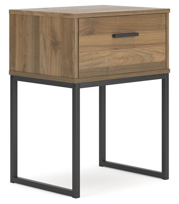 Deanlow - Honey - One Drawer Night Stand - Image 2