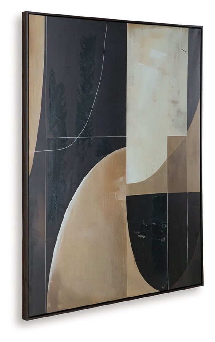 Ewanford - Black / Brown / Tan - Wall Art - Image 2