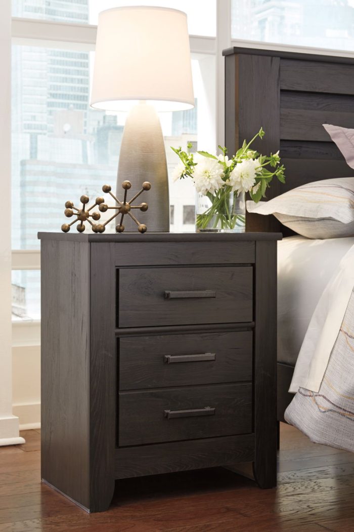 Brinxton - Charcoal - Two Drawer Night Stand - Image 3