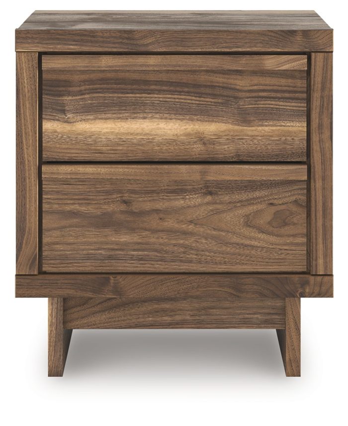 Chirason - Brown - Two Drawer Night Stand - Image 3