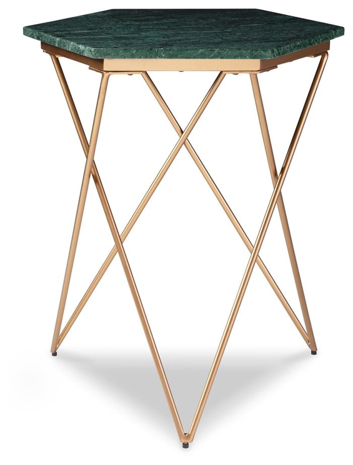 Engelton - Green / Gold - Accent Table - Image 4