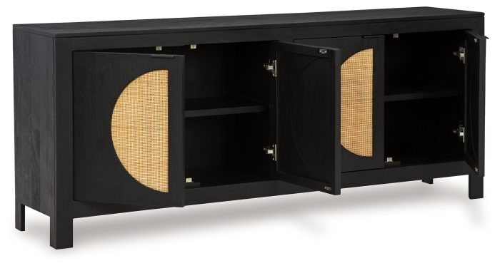 Cliffiings - Black / Natural - Accent Cabinet - Image 2